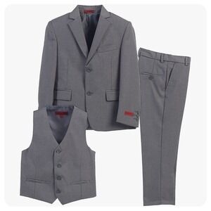 Gioberti Boy's Grey Formal 3pc Suit Set‎ Size 6 (MSRP 99.50)